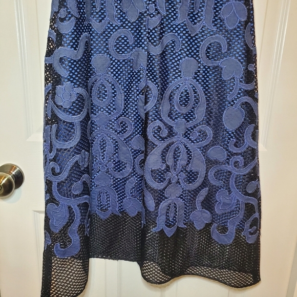 Julia Jordan Embroidered Applique Fit and Flare Dress Size 8 - Picture 8 of 13